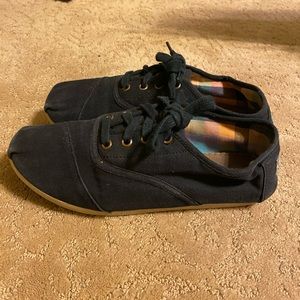 *SOLD* Black Canvas Toms